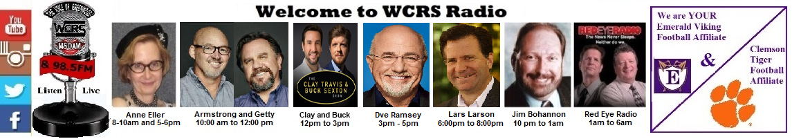 WCRS National Syndicated Schedule